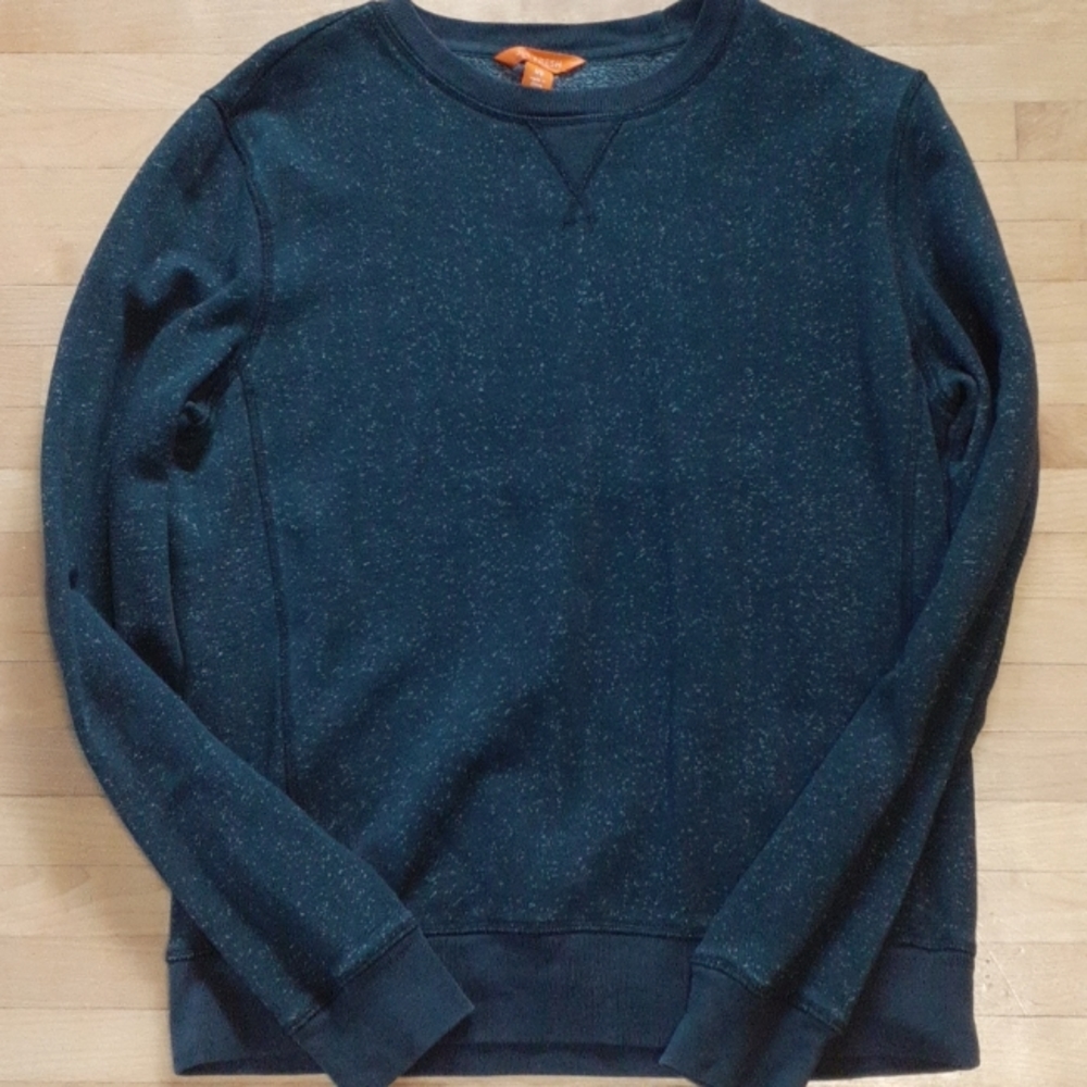 Joe Fresh crewneck black with white speckling